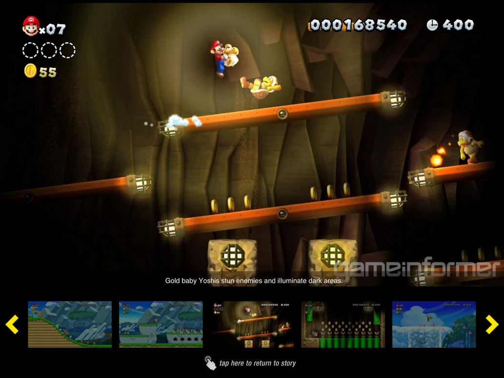 Game Informer : scans New Super Mario Bros. U