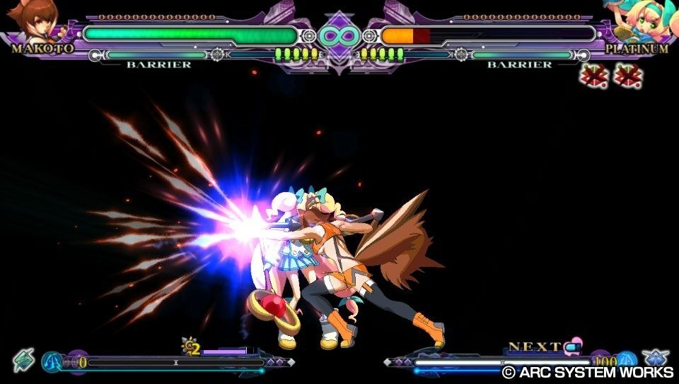 Screens Blazblue : Continuum Shift II Plus