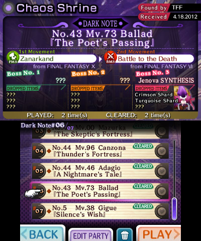 Images Theatrhythm Final Fantasy (US)