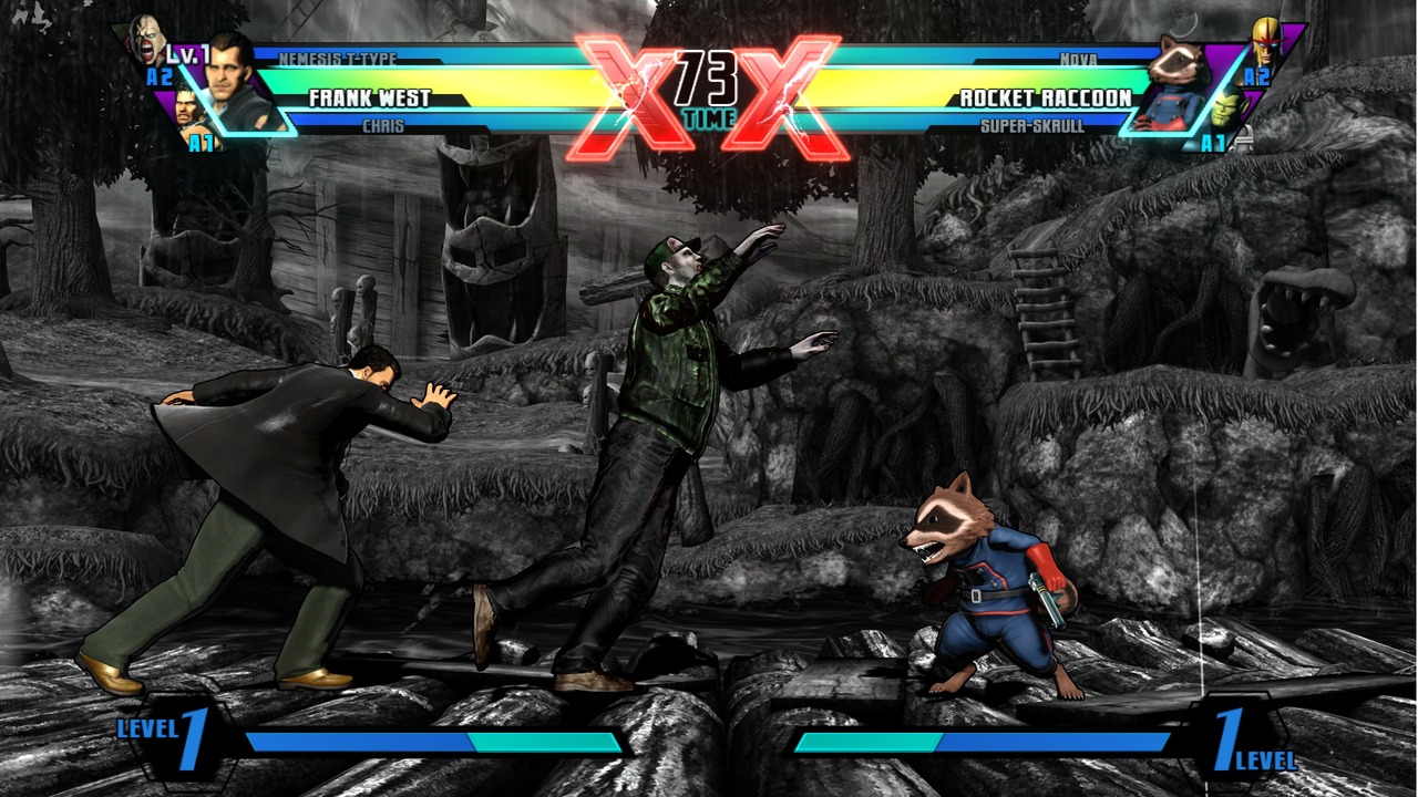 Ultimate MvsC 3 : Frank West et Rocket Raccoon