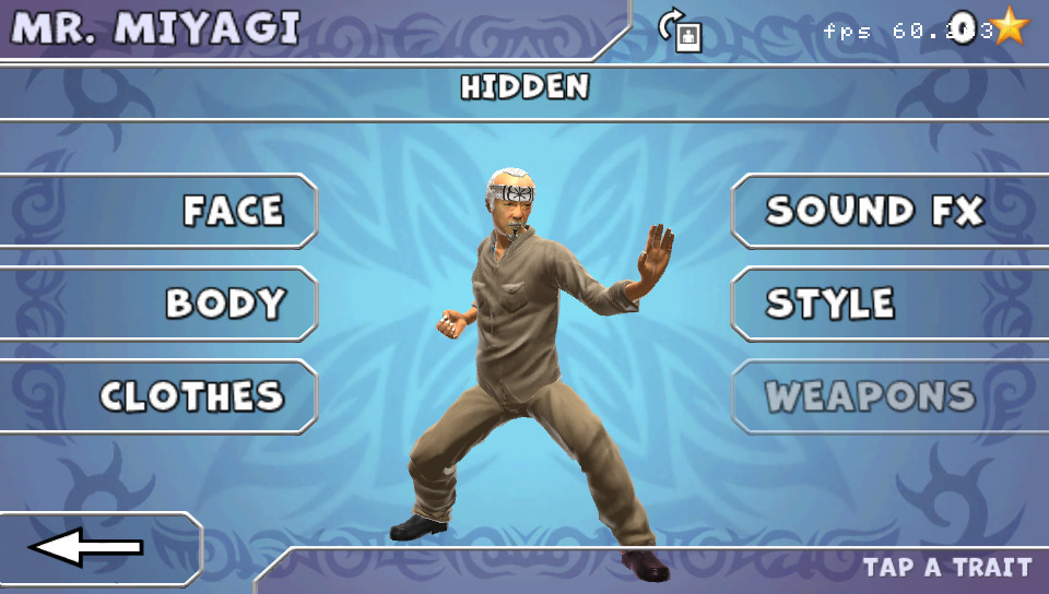 Reality Fighters : création de personnages