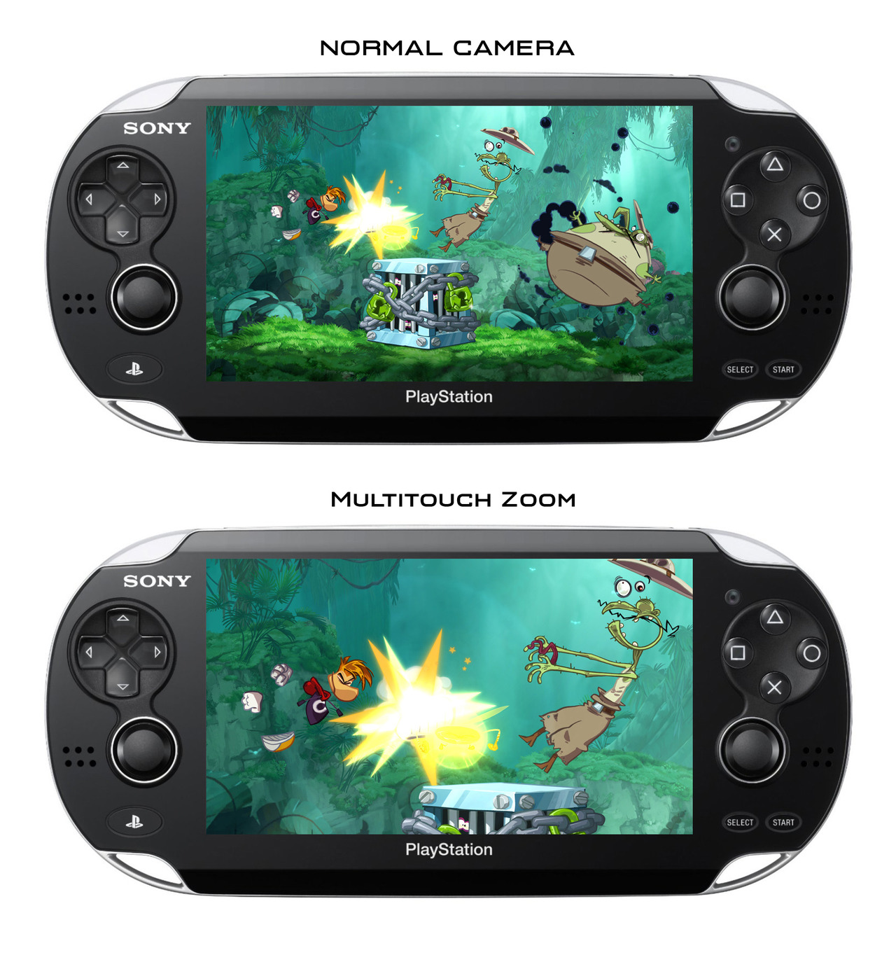 Rayman Origins : premières images Vita