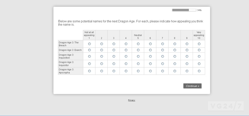 Dragon Age III : premières infos ?