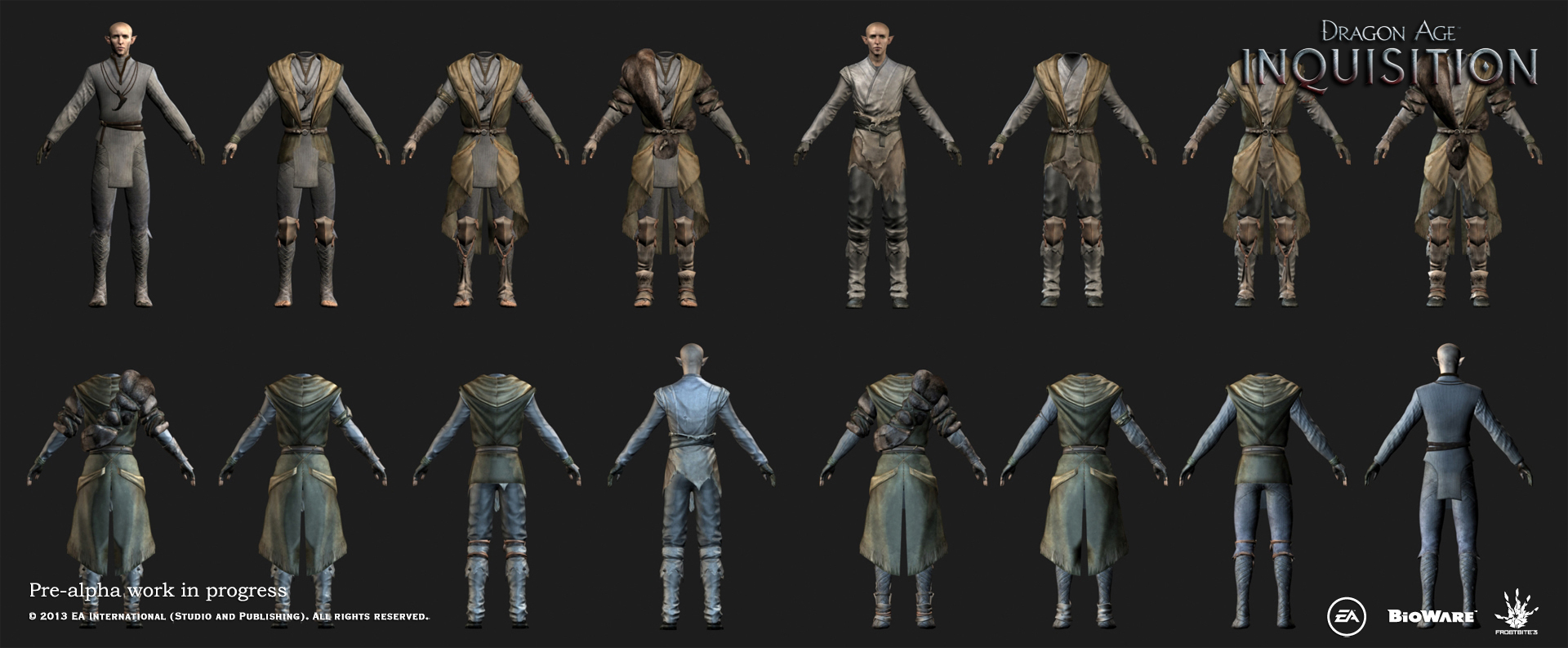 Dragon Age Inquisition : quelques visuels pré-alpha