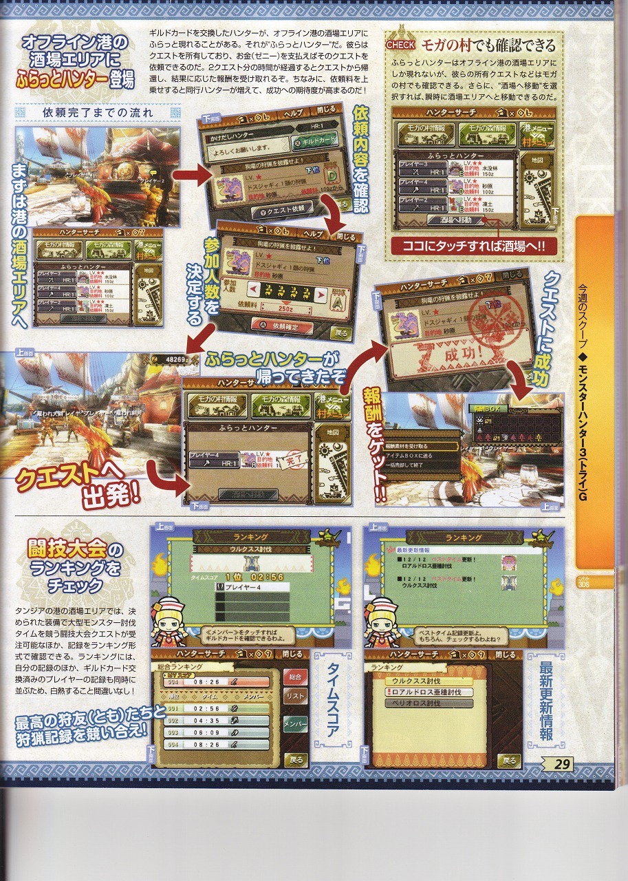 Scans Monster Hunter tri-3G
