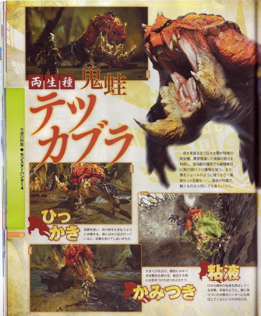 Famitsu : scans Monster Hunter 4