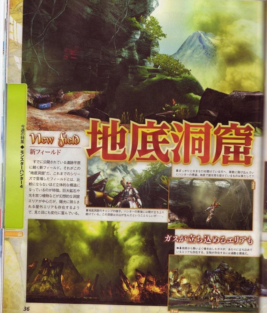 Famitsu : scans Monster Hunter 4