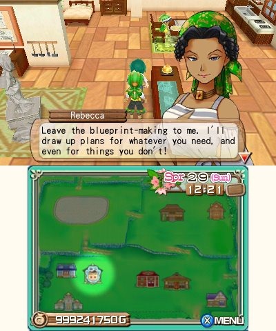Screens Harvest Moon : A New Beginning