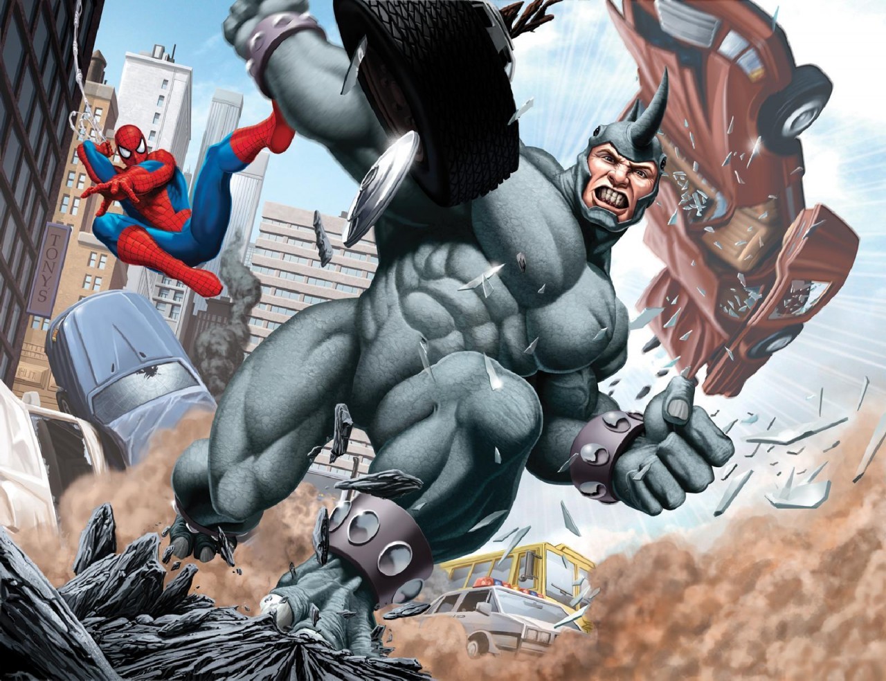 Amazing Spider-Man : Rhino en artworks