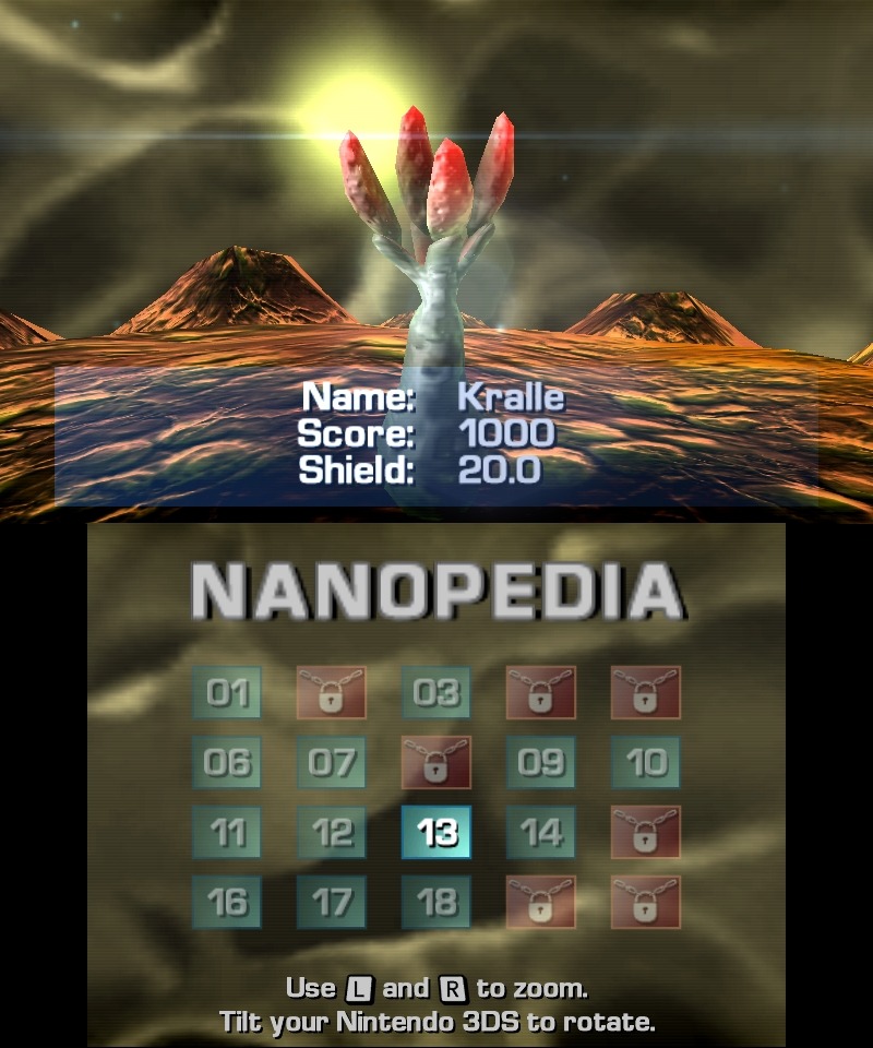 Nano Assault 3DS : quelques images