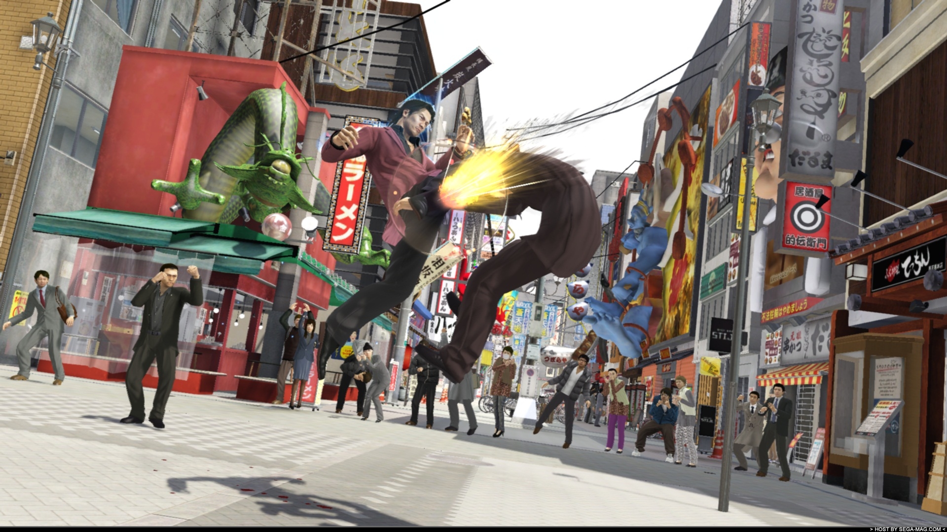 Yakuza 5 distribue les coups en images