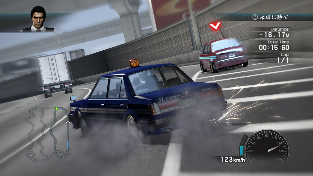 Yakuza 5 montre ses courses de taxi