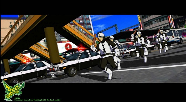 Jet Set Radio : vidéo des graffitis inédits