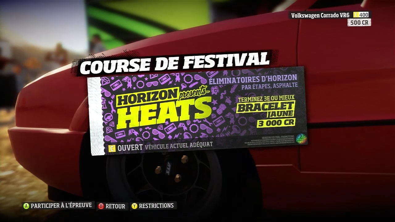 Screens Forza Horizon