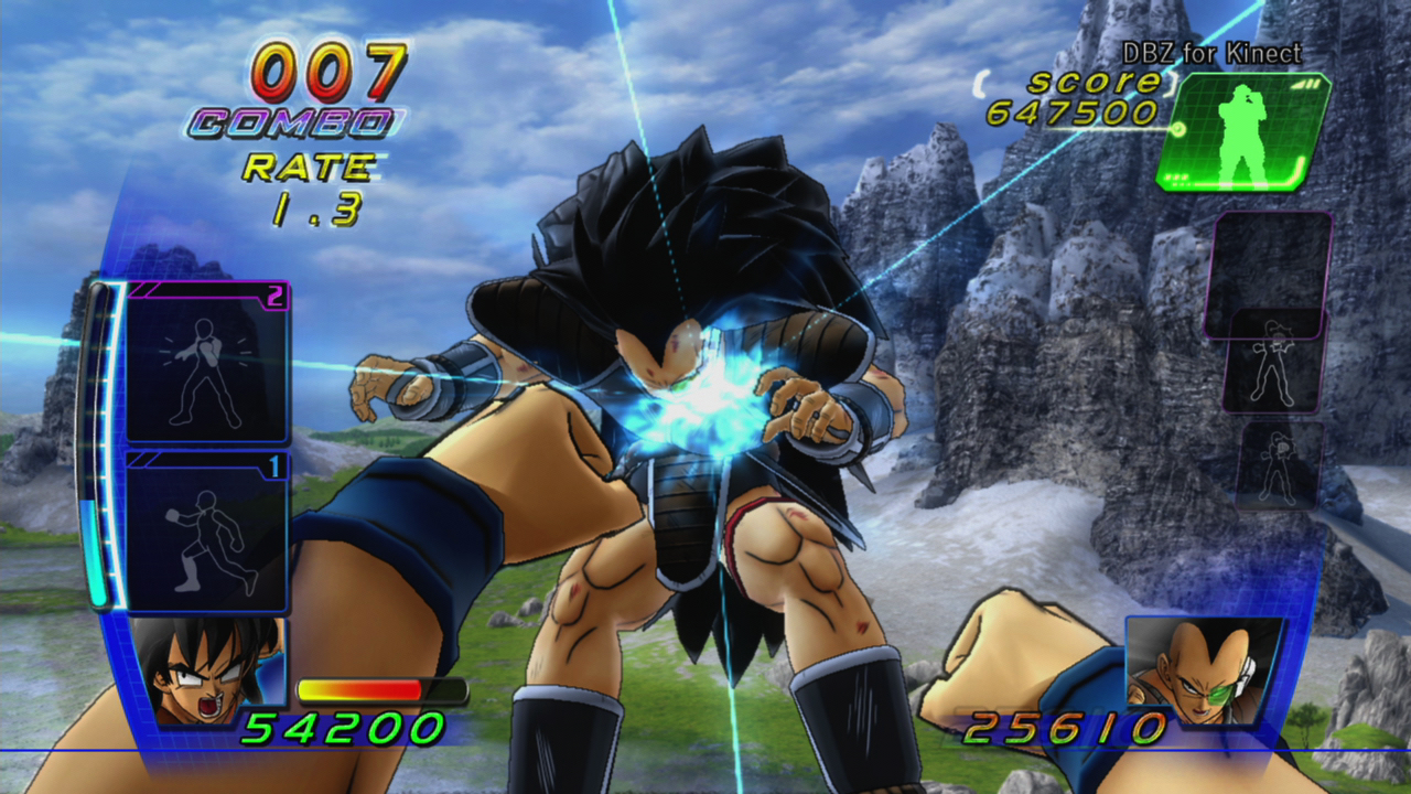 Screens DBZ Kinect