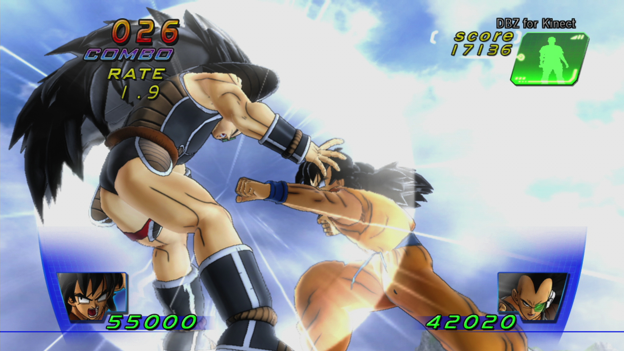 Screens DBZ Kinect