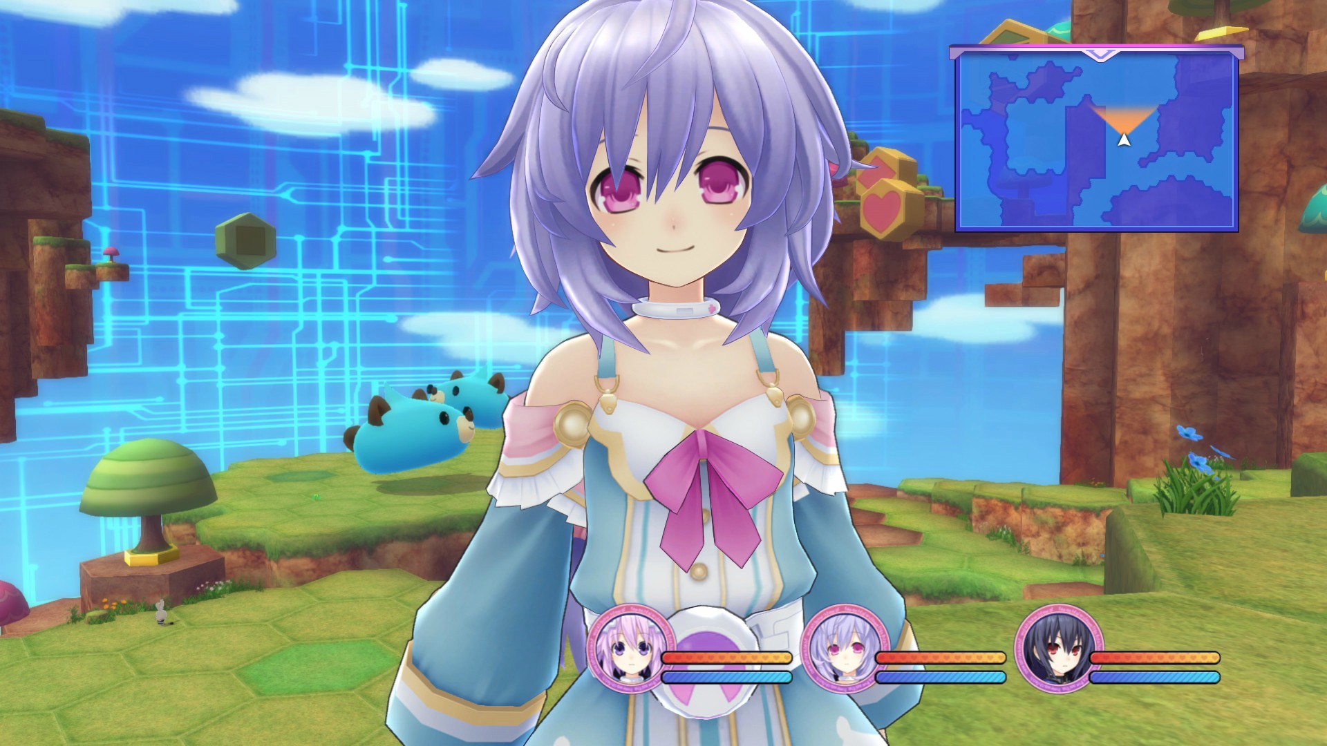 Screens Hyperdimension Neptunia V