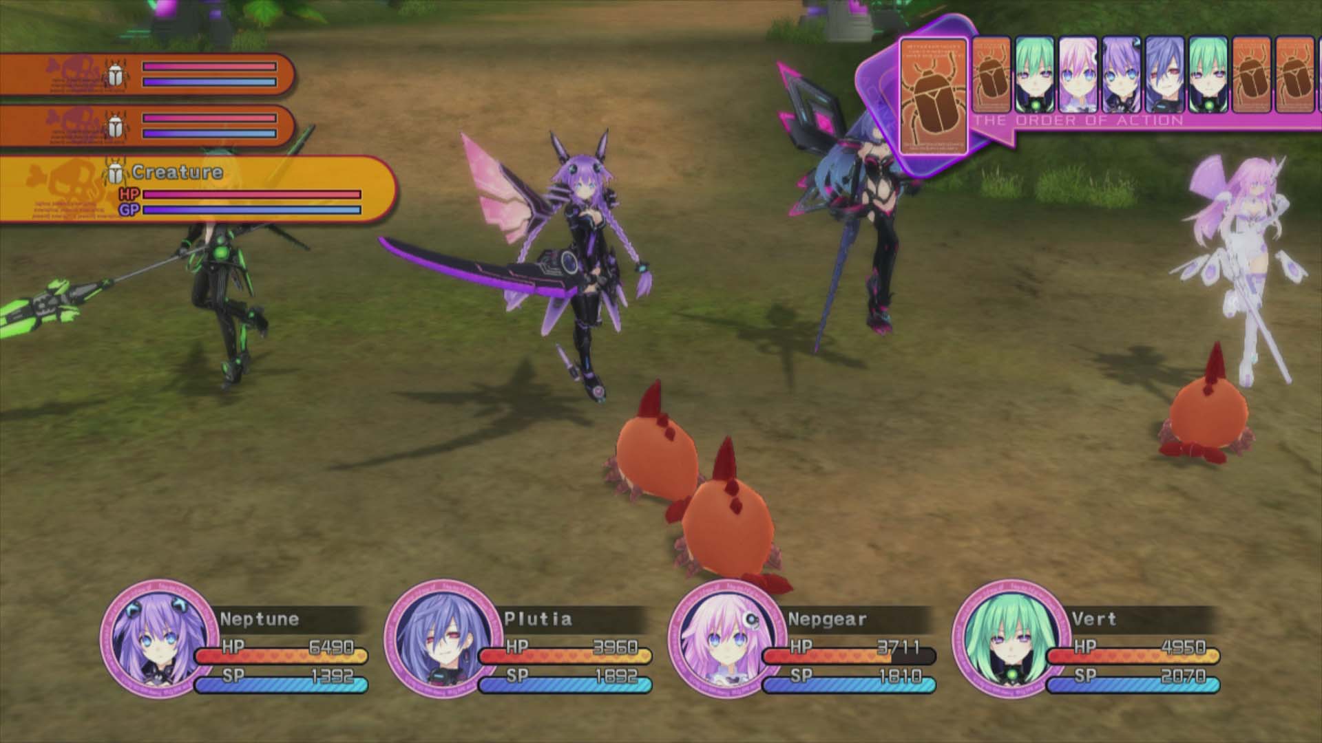 Screens-Video Hyperdimension Neptunia V