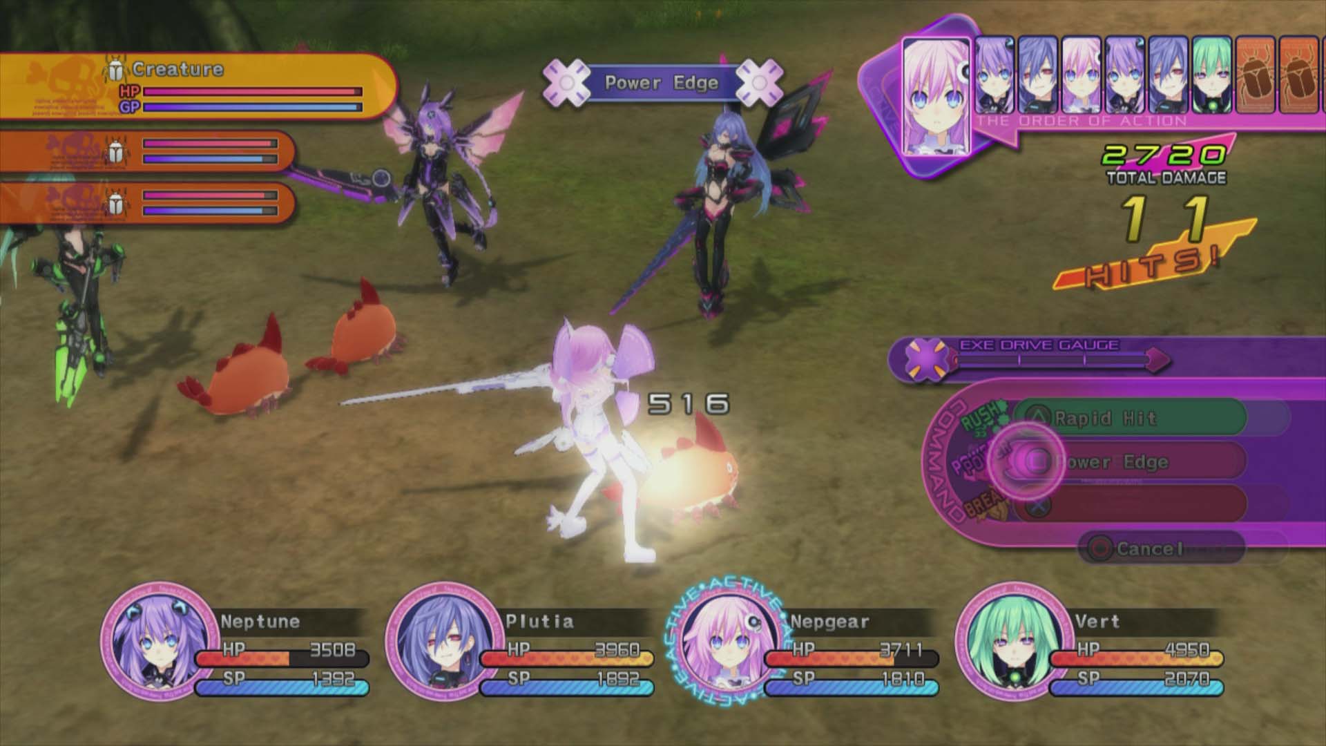 Screens-Video Hyperdimension Neptunia V