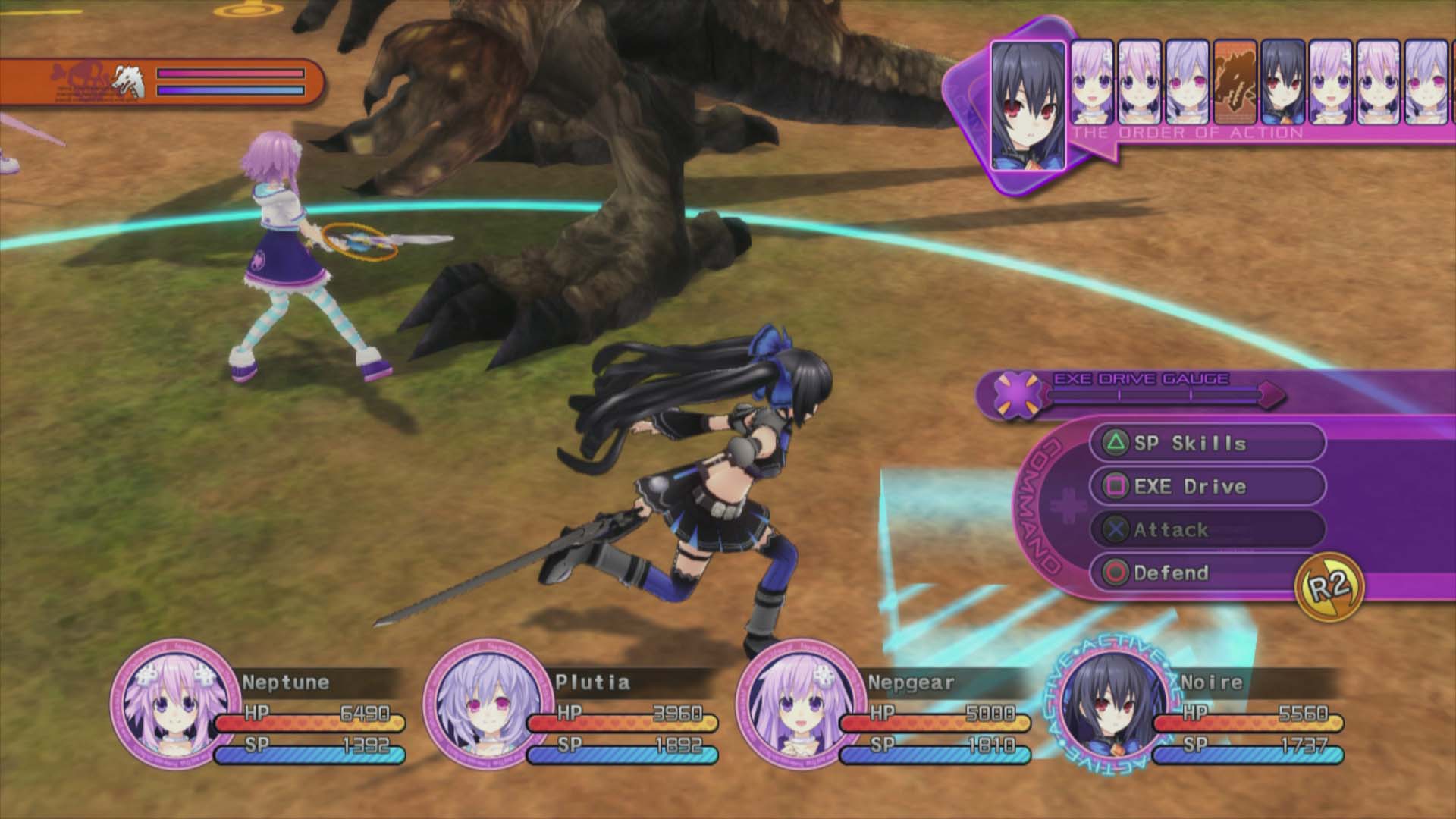 Screens-Video Hyperdimension Neptunia V