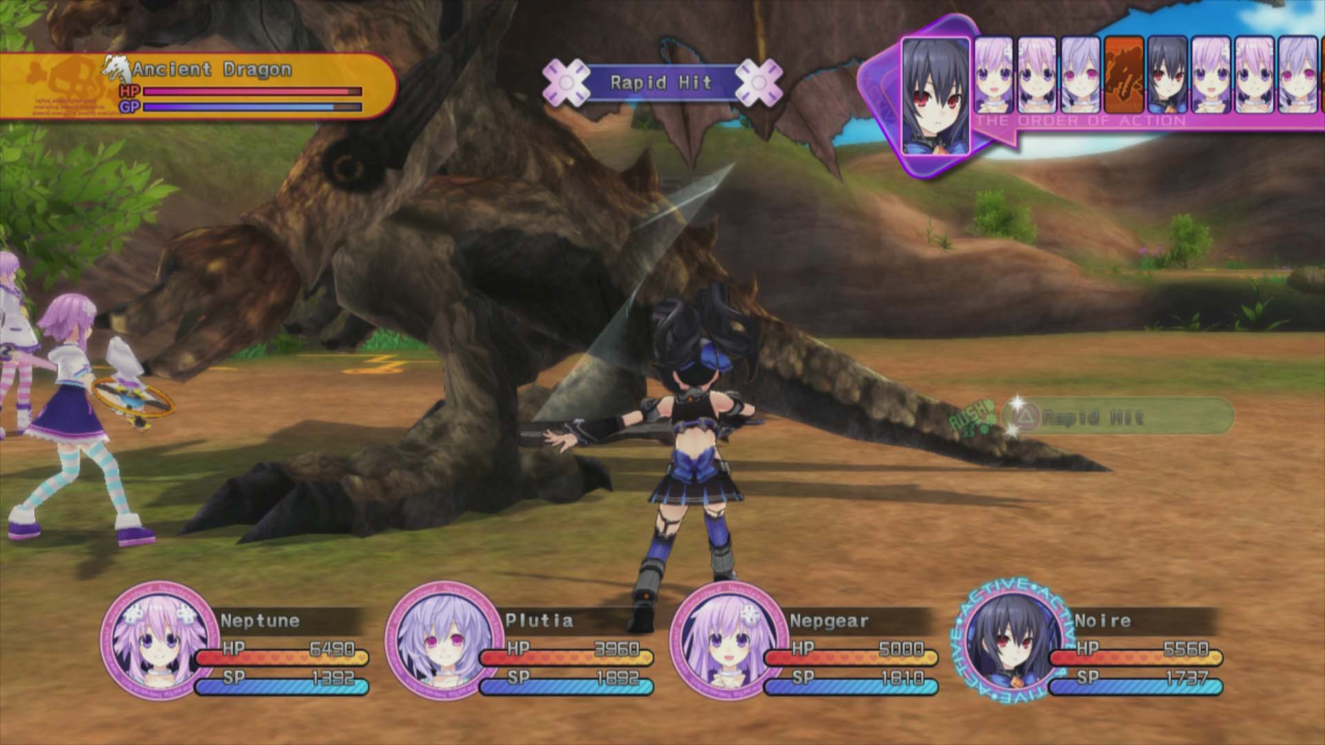 Screens-Video Hyperdimension Neptunia V