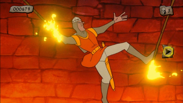 Screens Dragon's Lair Kinect