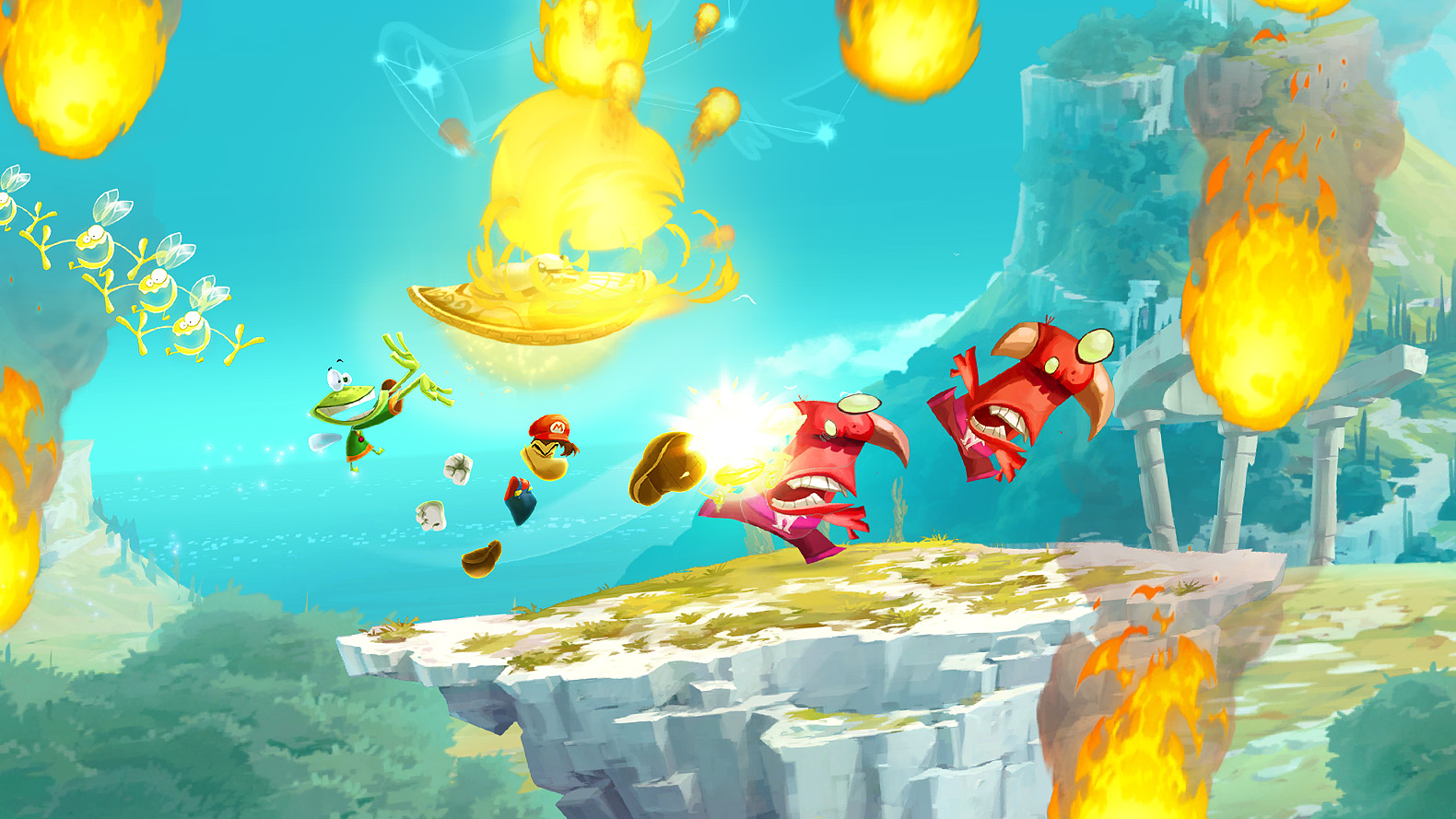 Rayman L. : images des costumes Mario & Luigi