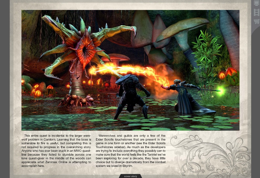 The Elder Scrolls Online : premiers scans
