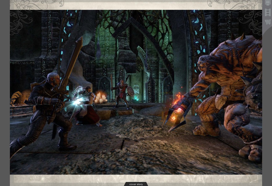 The Elder Scrolls Online : premiers scans