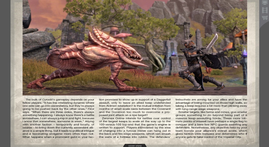 The Elder Scrolls Online : premiers scans