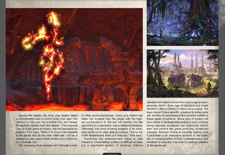 The Elder Scrolls Online : premiers scans