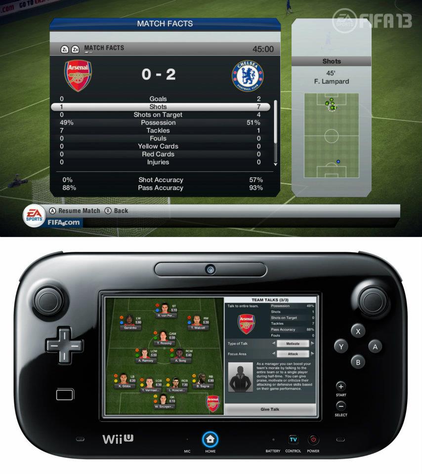 Screens FIFA 13 Wii U