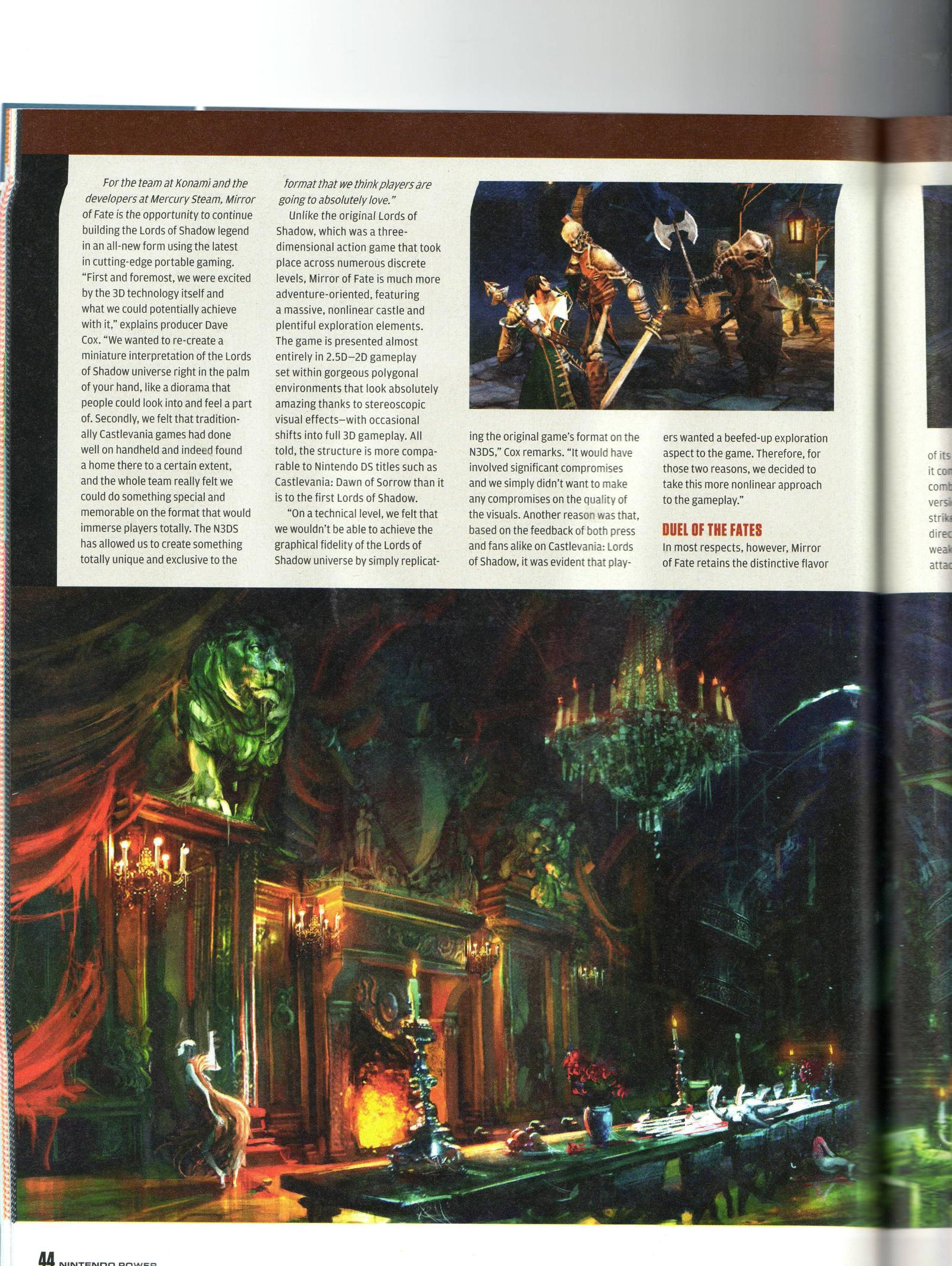 Castlevania Mirror of Fate : premiers scans !