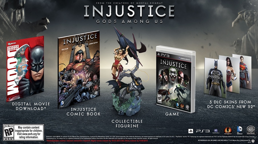 Injustice : les dates, les collectors !