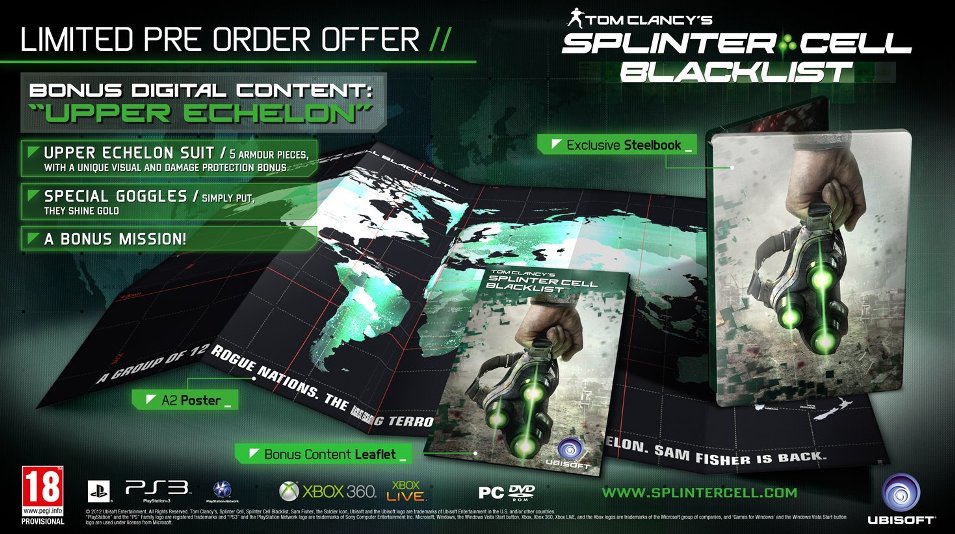 Splinter Cell Black List : date (?) + édition limitée