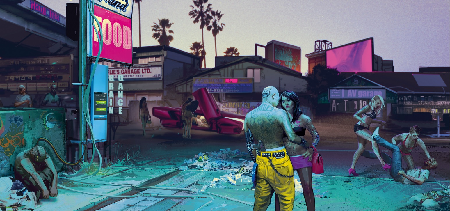 Cyberpunk 2077 : une grosse poignée de visuels