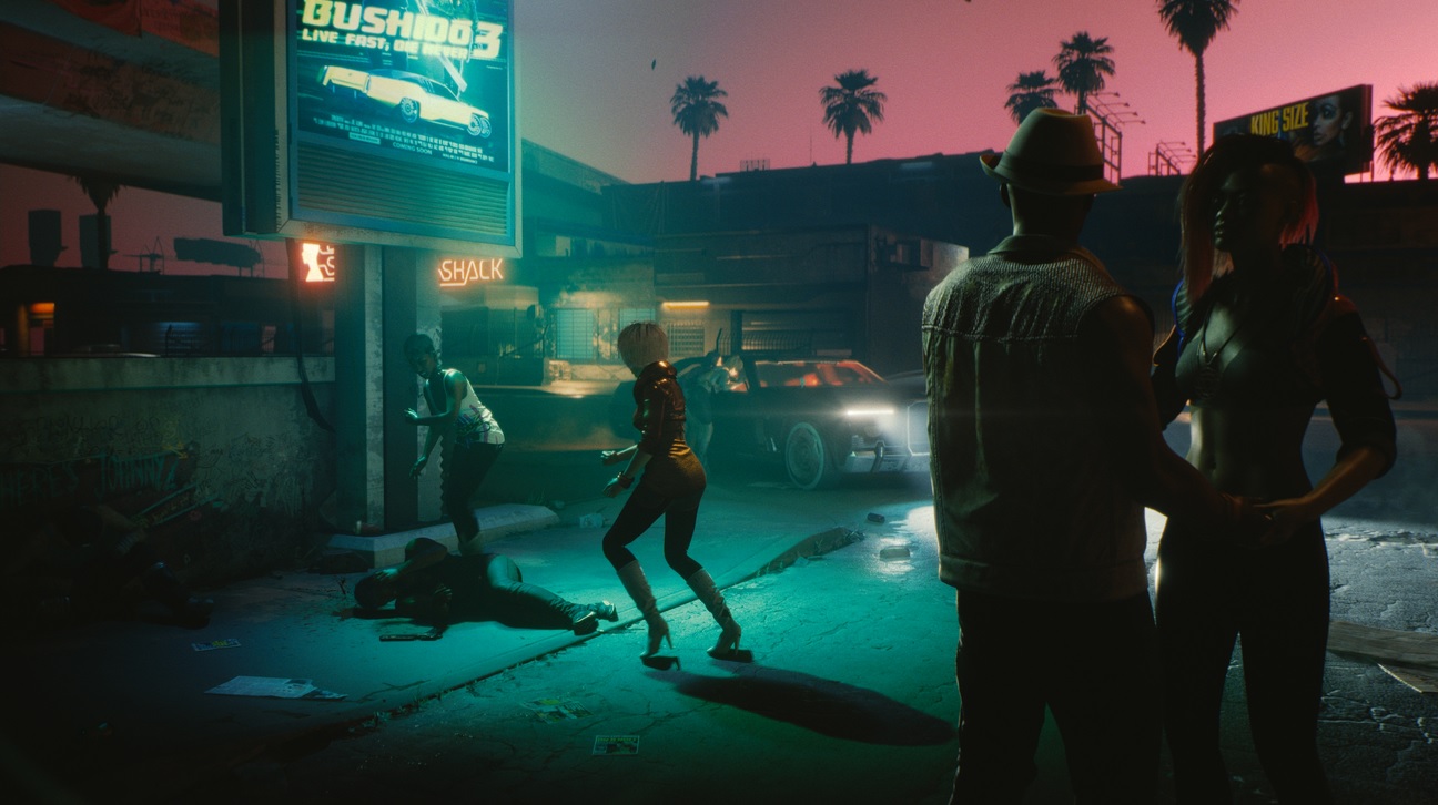 Cyberpunk 2077 : une grosse poignée de visuels