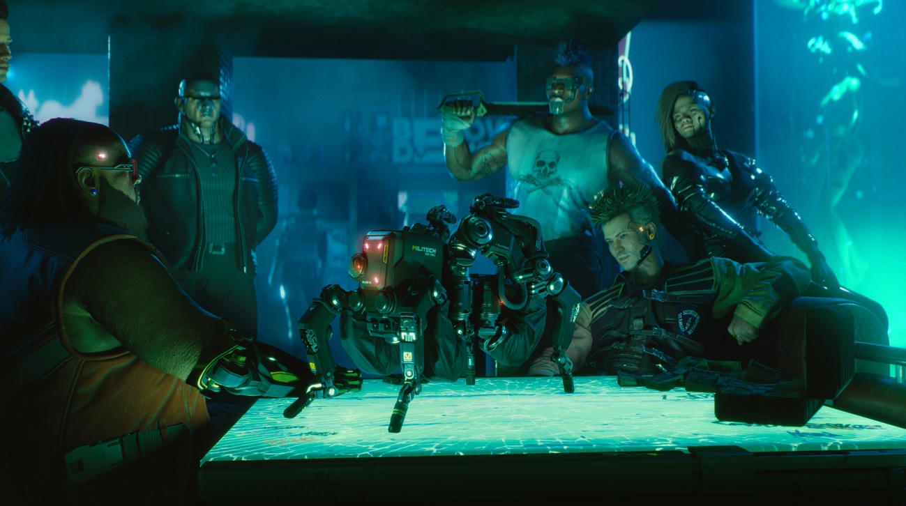 Cyberpunk 2077 : une grosse poignée de visuels