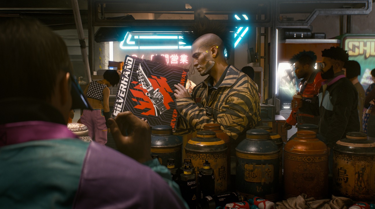 Cyberpunk 2077 : une grosse poignée de visuels