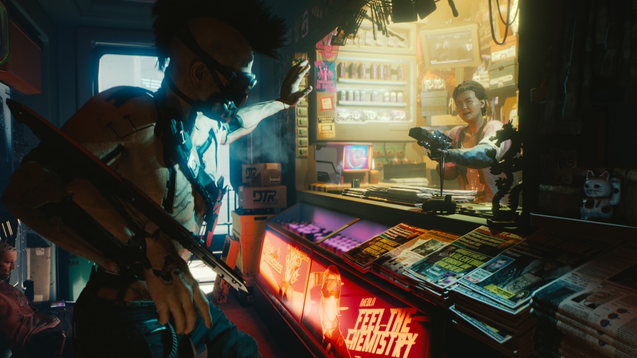 Cyberpunk 2077 : une grosse poignée de visuels