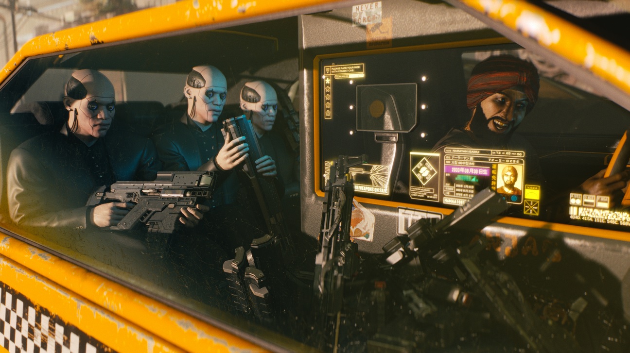 Cyberpunk 2077 : une grosse poignée de visuels