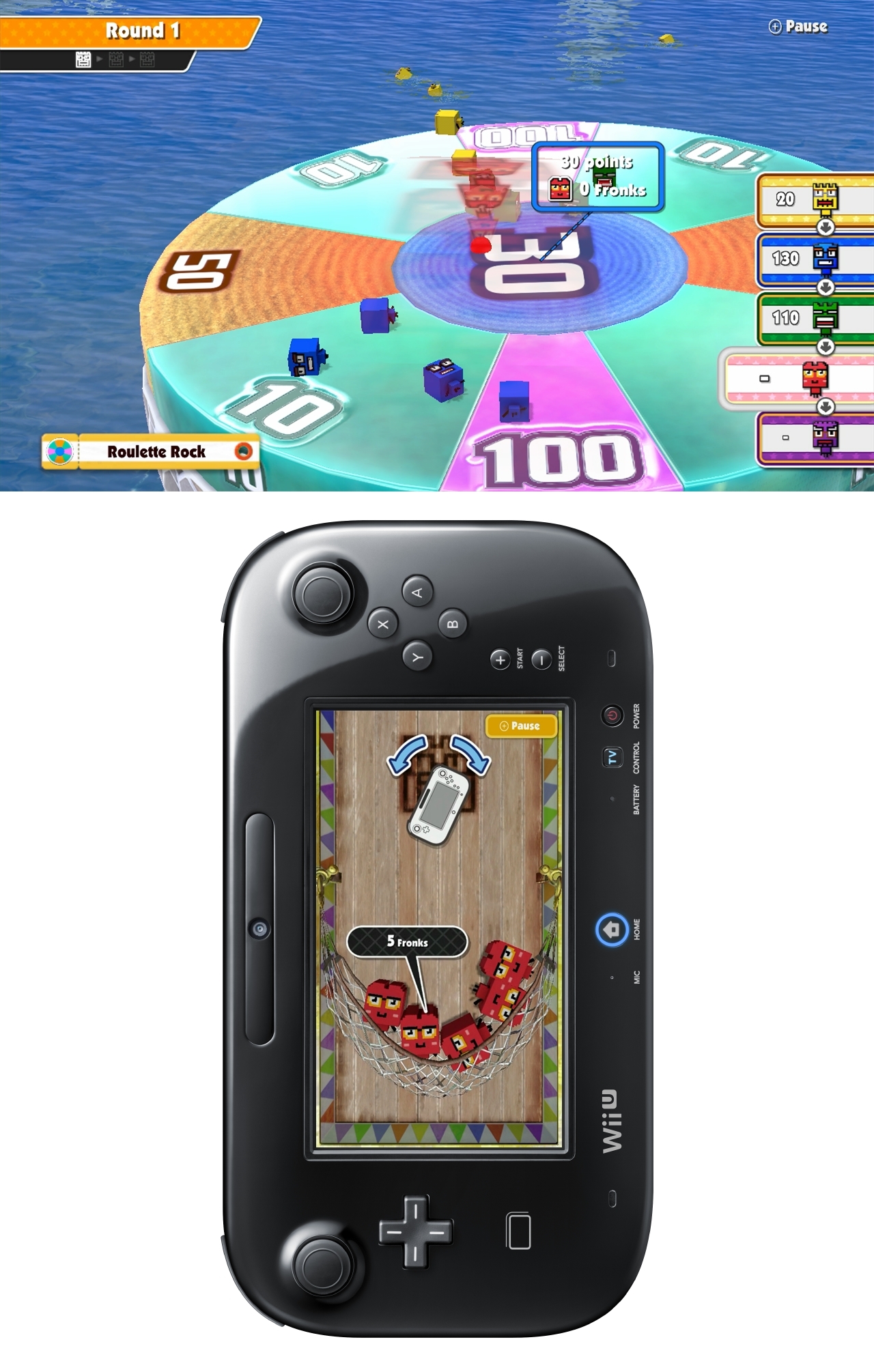 Screens Game & Wario