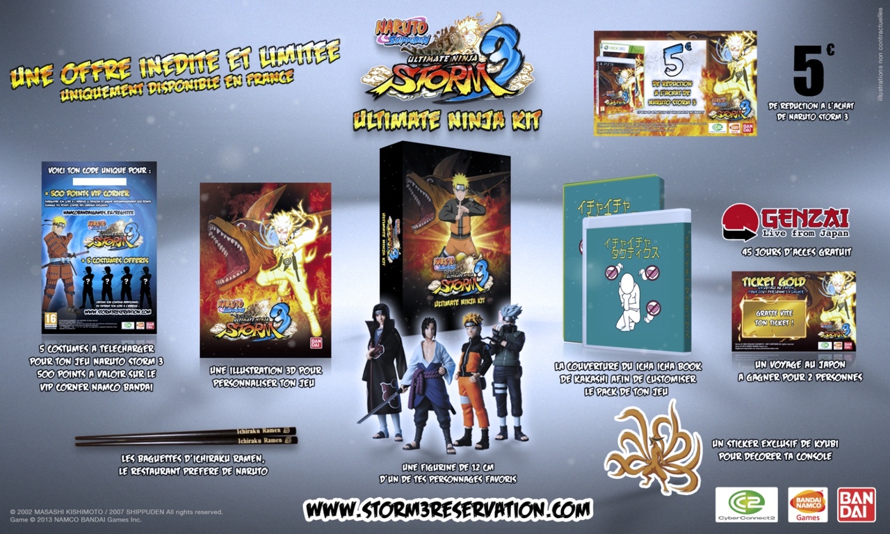 Naruto Storm 3 s'offre un pack avant l'heure