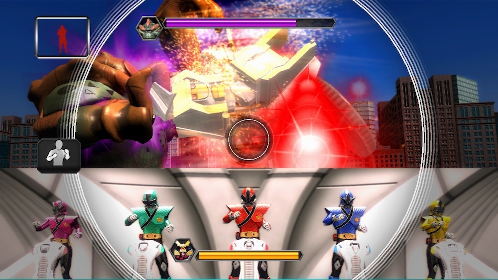 Screens Power Ranger Kinect
