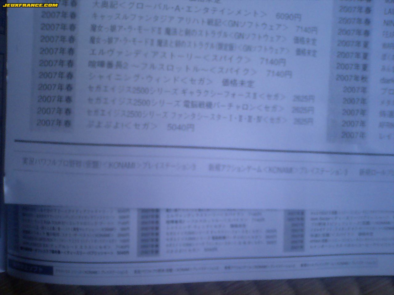 Konami annule quelques titres