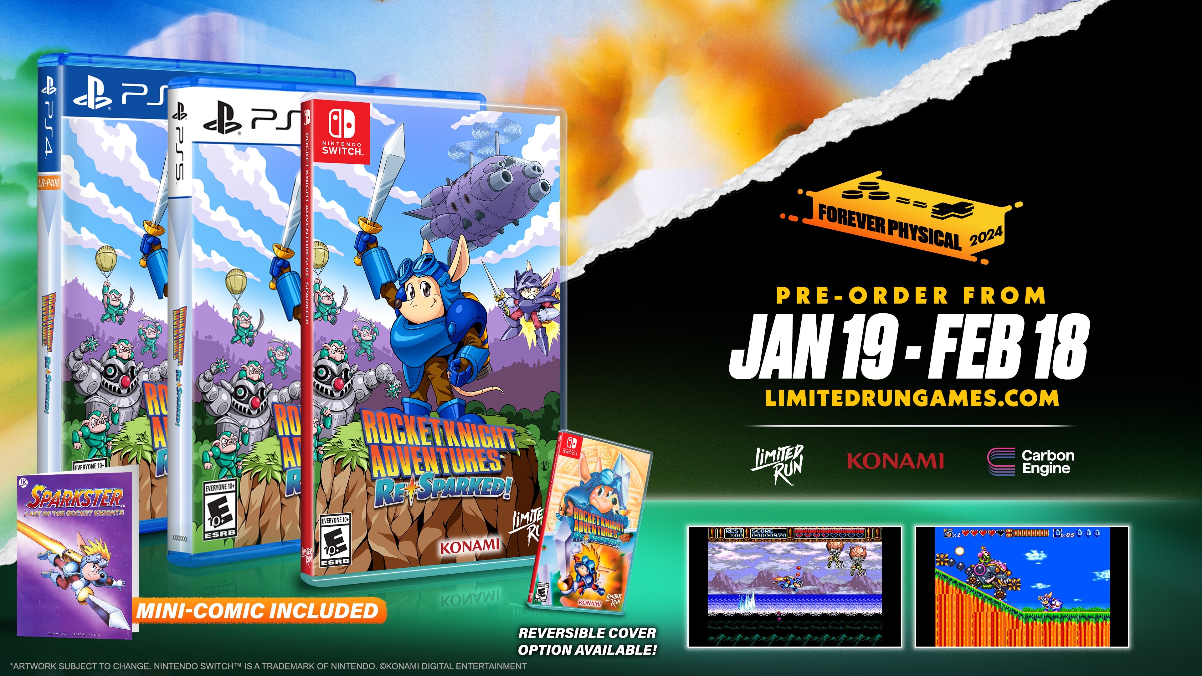 Une date pour la compilation Rocket Knight